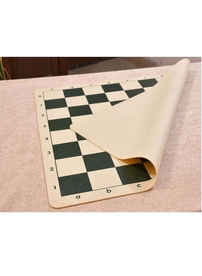 Gmefvr Kid,Adult,Toddler Tournament Chess Vinyl Foldable Mat Only Chess Game For Professional Chess Players 18X18 - Image 2